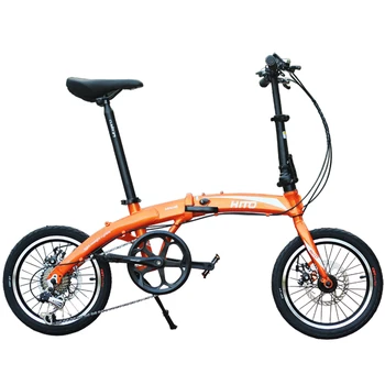 16-дюймовый складной велосипед HITO, сверхлегкий, с дисковым тормозом из алюминиевого сплава, мужской и женский детский автомобиль для студентов и взрослых  5