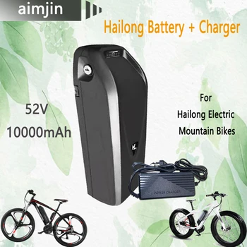 18650 52V 10000mAh Литиевая Батарея Ebike Подходит для Электрического Велосипеда Hailong 350 Вт 500 Вт 750 Вт 1000 Вт Зарядное Устройство + Ячейка  2