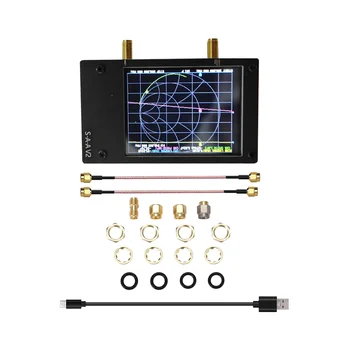 2,8-дюймовый Векторный сетевой анализатор S-A-A V2 Spectrum Analyzer Поддерживает Антенный сетевой анализатор частотой 50 кГц-3 ГГц  5