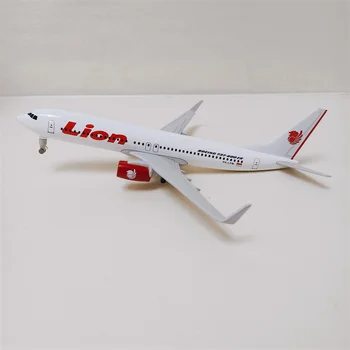 20 см Сплав Металла Air LION Boeing 737-800ER Airlines LION B737 Литая под Давлением Модель Самолета Модель Самолета с Колесами Подарки для самолетов  0