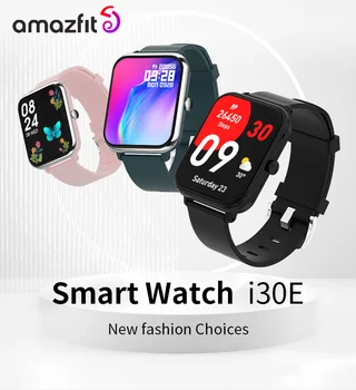 2023 Amazfit Новые умные часы для женщин с датчиком кислорода в крови, сердечного ритма, GPS-отслеживанием движения, IP68 Водонепроницаемые Модные мужские для IOS Android  5