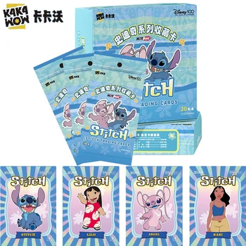2023 HOTBOX Stitch Торговые карточки Disney 100 Years Monsters University Lilo & Stitch KAKAWOW Toy Story Zootopia Игровые Игрушки, Карточки  2