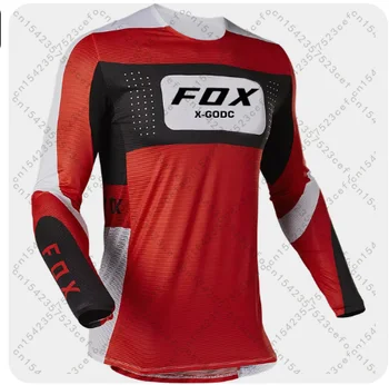 2023 Джерси для мотокросса mtb downhill jeresy велоспорт горный велосипед maillot ciclismo hombre быстросохнущий трикотаж X-GODC fox мужские трикотажные изделия  5