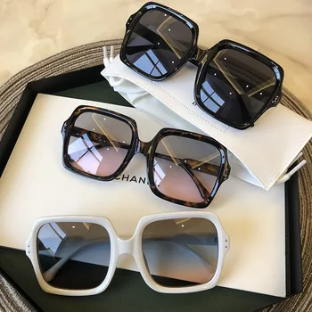 2023 Новые женские модные Роскошные Солнцезащитные очки, Высококачественные Брендовые дизайнерские Солнцезащитные очки, Женские Квадратные оттенки UV400, мужские Трендовые очки  5