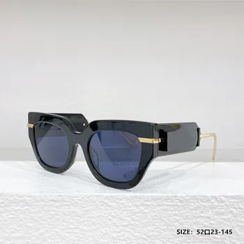 2023 Новый Модный бренд, Дизайнерские Солнцезащитные очки неправильной квадратной формы для женщин, мужчин, ретро-современные женские Солнцезащитные очки с Кошачьим Глазом, в тренде  5