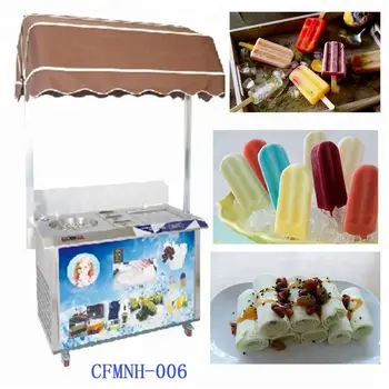 2023 УНИВЕРСАЛЬНАЯ машина для приготовления эскимо в бразильских стиках и жареного мороженого Номер модели: CFMNH-006  5