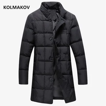 2024 Новые зимние мужские пальто мужская утепленная куртка-парка из 100% хлопка пальто термальные парки плюс размер S-5XL теплая верхняя одежда мужская  5