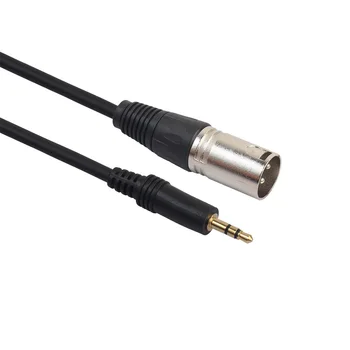 3,5 мм стерео штекер Jake, соединительный кабель для микрофона, XLR аудио, 3-контактный разъем, динамик, XLR штекер для HDTV, DVD, MP3  5