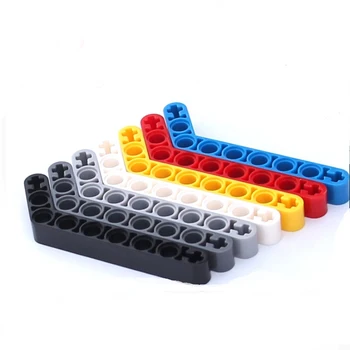 32271 Технический, Подъемный Рычаг, Модифицированный Изогнутый Толщиной 1 x 9 (7 - 3) Точек, Совместимый С детскими строительными блоками lego 32271 Brick Toy  4