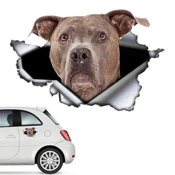3D наклейки для автомобиля с собакой, 3D очаровательная наклейка на автомобиль с французскими собаками, наклейки для украшения дома с четкой печатью для детской комнаты  5