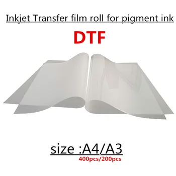 400 штук формата А4 и 200 штук формата А3 Оптом, листы для струйной DTF пленки с односторонней и двусторонней матовой поверхностью  5