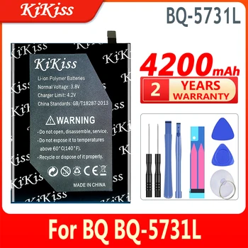 4200 мАч 100% новый аккумулятор KiKiss BQ5731L для аккумуляторов мобильных телефонов BQ BQ-5731L  10