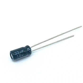 50 шт. электролитический конденсатор высокого качества 16V33UF 4 * 7 мм 33 МКФ 16V 4*7  0