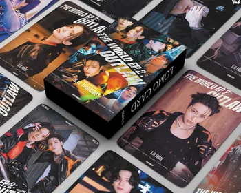 55 шт./компл. Kpop Idol ATEEZ Альбом THE WORLD EP.2: OUTLAW Высококачественная Коллекция открыток Lomo Cards Decoration Открытка Джонхо Уена  5