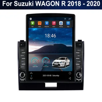 5GLTE + WIFI Android 12 для Suzuki WAGON R 2018-2020 Автомобильный радиоприемник Tesla Type, Мультимедийный видеоплеер, навигация GPS  4