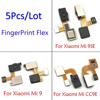 5шт, Новая Лента Отпечатков пальцев Touch ID Сенсор Кнопка Главного меню Гибкий кабель для Xiaomi Mi9 Mi 9 Se 9Se/Mi A3 CC 9E CC9e Кнопка 