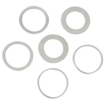 6шт Комплект Кольцевых Пил Для Дисковой Пилы, Уменьшающее Кольцо, Конверсионное Кольцо, Металлическое Кольцо Для Циркулярной Пилы 25,4-16 мм/25,4-20 мм  4