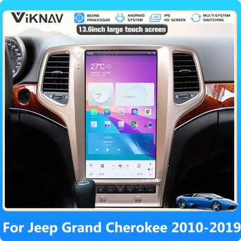 8-Ядерный Для Jeep Grand Cherokee 2010-2019 Беспроводной CarPlay Сенсорный Экран Стерео Головное Устройство Автомобильный Радиоплеер 13,6 дюймов GPS Навигация  5