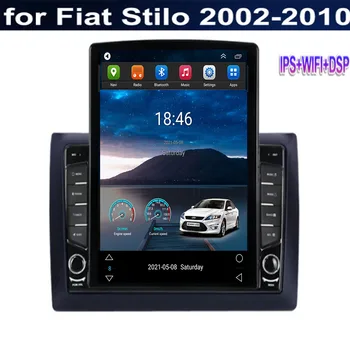 8G + 128G Android 12 Для Fiat Stilo 2002-2010 Tesla Стиль Автомобиля Радио Стерео Carplay Мультимедийный Плеер GPS Навигационная Камера  1