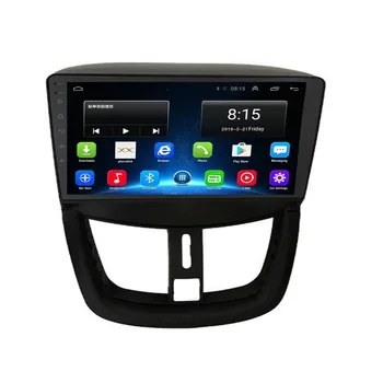 8G + 128G Для Peugeot 207 207CC 2006-2015 Автомобильный радиоприемник Автомобильные видеоплееры CarPlay Android Auto GPS No 2 din 2din DVD  5