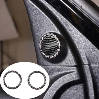 ABS Автомобильный стайлинг Дверь Стойка Динамик кольцо накладка Наклейка подходит для Toyota Tundra Sequoia 2007-2013 Аксессуары для интерьера авто  5
