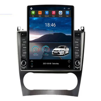 Android 12 Вертикальный Стиль Tesla Экран Автомобиля Радио GPS Навигация Мультимедийный Плеер Для Mercedes Benz C Class W203 C200 C230 05-09  10