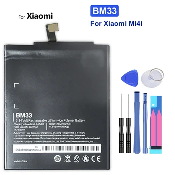 BM33 Сменный аккумулятор для XIAOMI Mi 4i Mi4i Аккумуляторы для телефонов 3120 мАч + номер трека  1