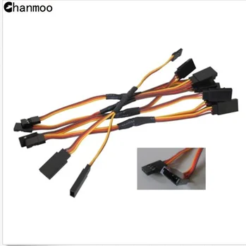Chanmoo RC 150 мм Y-образный удлинитель удлинительного провода Подходит для удлинителя сервопривода Futaba Jr Y-образного жгута проводов  4