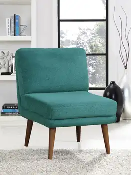 Ember Interiors Кресло для отдыха Dakari Glam, тканевая мебель бирюзового цвета, стулья для спальни, кресло для отдыха  5