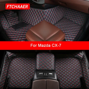 FTCHAAER пользовательские автомобильные коврики для Mazda CX-7 CX7 автоаксессуары коврик для ног  5