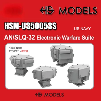 [HsModel] 1/350 USN Военный корабль США AN /SLQ-32 Корабельная система радиоэлектронной борьбы 8шт  1