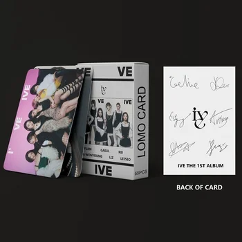 IVE The 1st Album I've Photocards KITSCH В штучной упаковке 55шт Неповторяющихся открыток LOMO WonYoung YuJin LIZ Leeseo Подарки фанатам KPOP  4