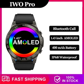 IWO Pro DM50 Смарт-часы Спортивные IP68 Водонепроницаемые 1,43-Дюймовые AMOLED HD С Полным Сенсорным Экраном Для Мужчин Bluetooth-вызов 400 мАч Батарея Smartwatch  5