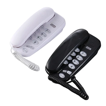 KXT-580 Стационарный настенный телефон Портативный Мини-телефон Настенный телефон для домашнего офиса Спа-центр отеля  0