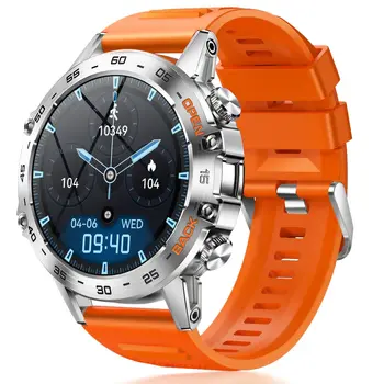 LEMFO Смарт-часы для Мужчин IP68 Водонепроницаемый Bluetooth-звонок с Пульсометром Сна K52 smartwatch 2023 1,39