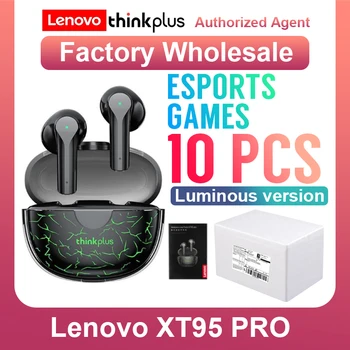 Lenovo XT95 Pro 10шт Bluetooth наушники для мобильных геймеров TWS Беспроводные наушники с микрофоном для iPhone Android Наушники Xiaomi  5