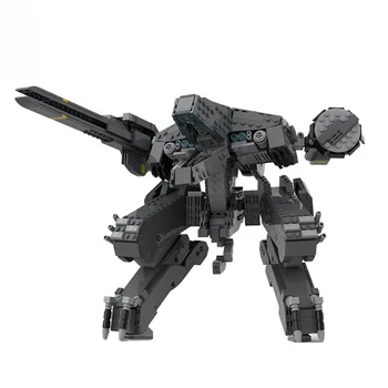 MOC Creative Expert Ideas Набор моделей твердых роботов Rex с механическим приводом, строительные блоки, наборы кирпичей, Игрушки для детей, подарки  3