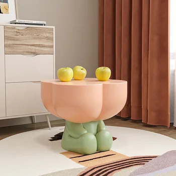Nordic Home Журнальный чайный столик в стиле тюльпан, декор для гостиной, Креативные украшения, Боковые стороны дивана, Прикроватный шкаф, Тумбочки, Декоративная мебель  5