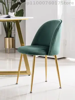 Nordic ins wind chair современный минималистичный стул для маникюра со спинкой girl heart стул для макияжа light luxury home net красный обеденный стул  5