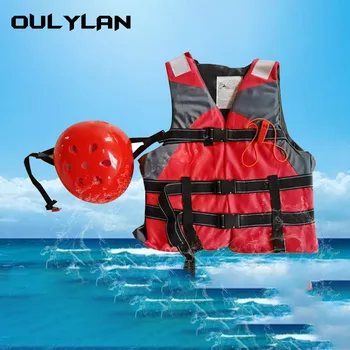 Oulylan Джемпер для луж, Полиэфирные Лыжи, Спасательный жилет для взрослых, Плавание на лодках, Дрейфующие Водные Виды спорта, Мужская куртка на открытом воздухе  5
