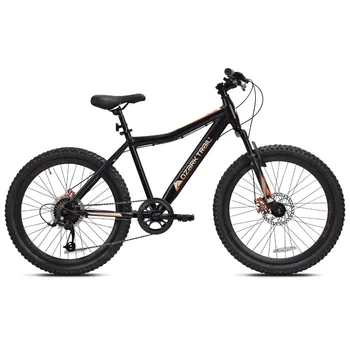 Ozark Trail 24 дюйма Горный велосипед Youth Glide из алюминия, 8 скоростей, передняя подвеска, черный  5