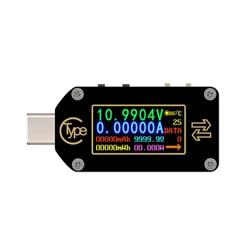 Rd Tc66 Type-C Pd Триггер USB Вольтметр Амперметр Напряжение 2-Полосный Измеритель Тока Мультиметр Зарядное Устройство Pd Аккумулятор USB Tester1  5