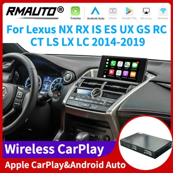 RMAUTO Беспроводной Apple CarPlay для Lexus NX RX IS ES GS RC CT LS LX LC UX 2014-2019 Android Auto Mirror Link AirPlay Car Play  5