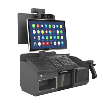 Sanlan 15.6 touch pos-машина терминальная система кассовый аппарат ресторанные pos-системы с программным обеспечением Android  2