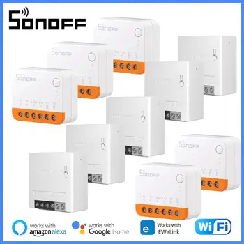 SONOFF MINIR4/R3/R2 Переключатель Wi-Fi Mini Extreme Модуль Умного дома Реле Alexa Google Home Голосовой пульт дистанционного управления для eWeLink  1