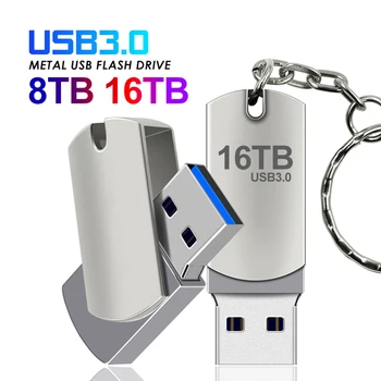 Super Usb 3.0 16TB Металлический Флеш-Накопитель 8T 4TB Cle Usb Флэш-Накопители 2TB Высокоскоростной Портативный SSD Memoria Usb Flash Stick Бесплатная Доставка  10