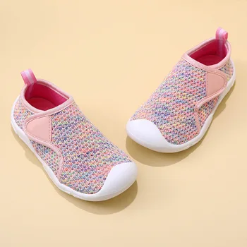 Tenis 2023, Осенние новые детские кроссовки для мальчиков и девочек, сетчатые дышащие теннисные туфли, Повседневная обувь для малышей, Легкая спортивная обувь на открытом воздухе  5