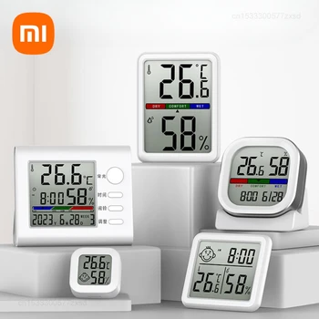Xiaomi Новый Мини ЖКЦифровой Термометр Гигрометр Электронный Датчик температуры в помещении Гигрометр Измеритель Бытовой Термометр  0