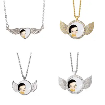 Yoomo Nara Smoking Girl Bzy Angel Wing Ожерелье, Красивая Подвеска, Модные Украшения  5