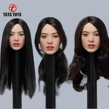 Z6TOYS Z-001ABC в масштабе 1/6 азиатская женщина, китаянка, азиатская актриса, скульптурная модель головы для 12-дюймовой фигуры  4